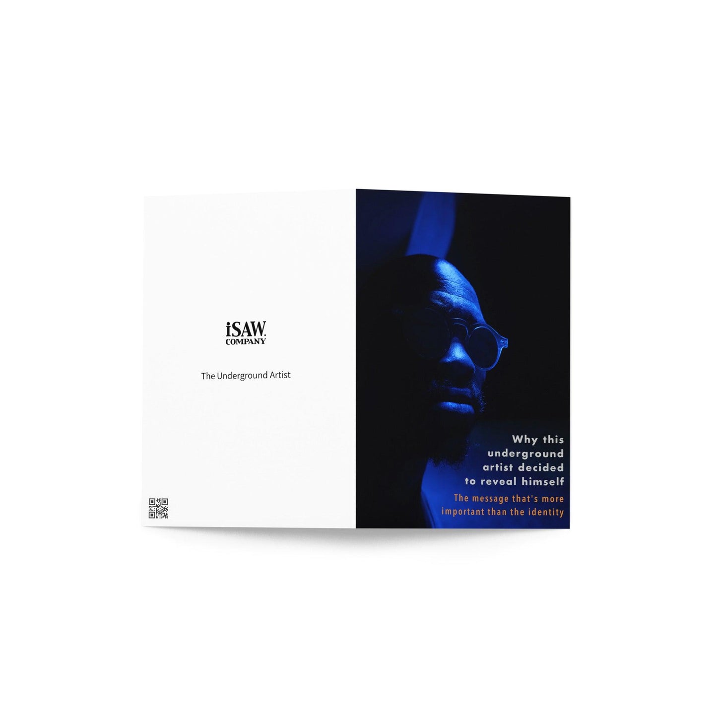 The Underground Artist - Note Card - iSAW Company