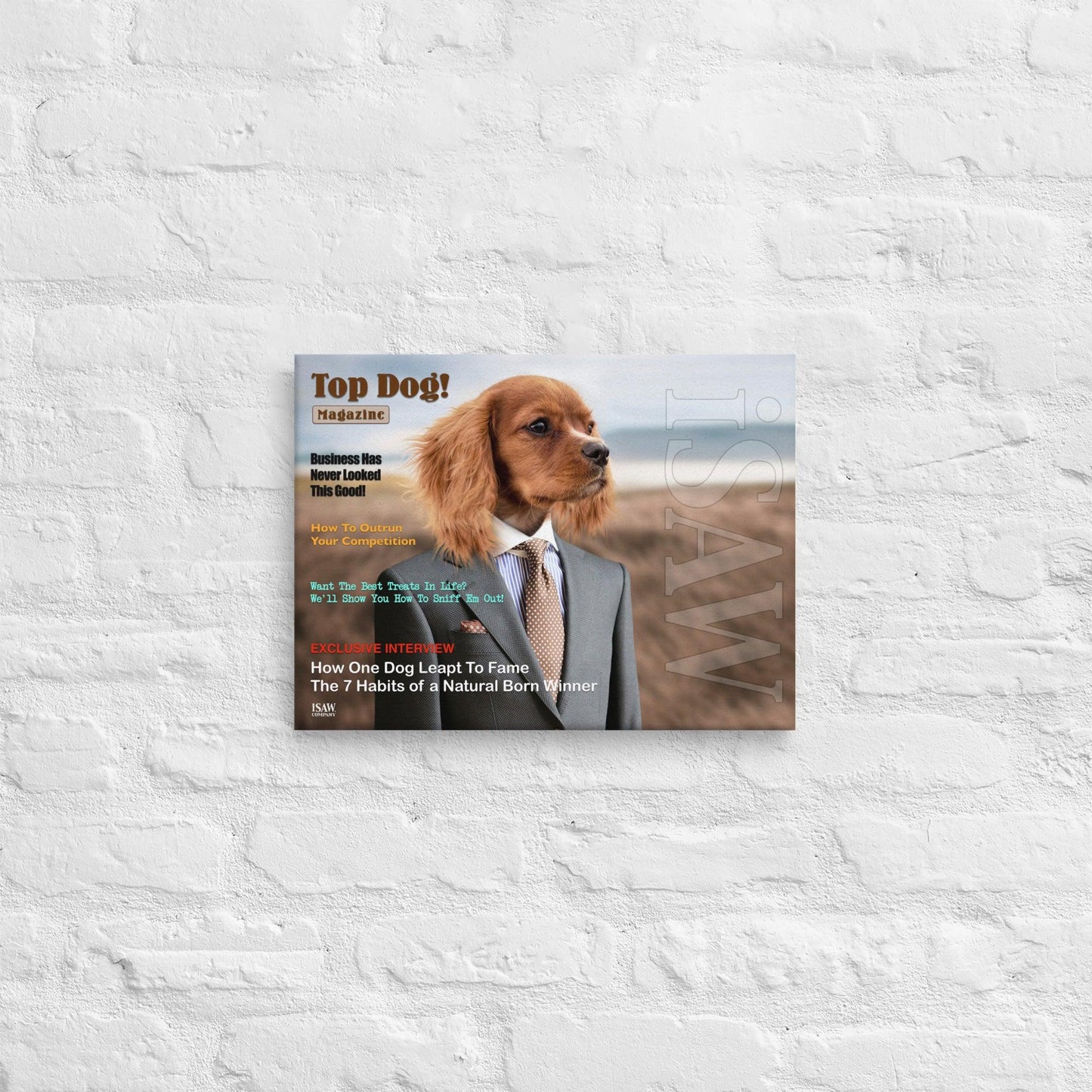 Top Dog Magazine - Canvas Print - iSAW Company