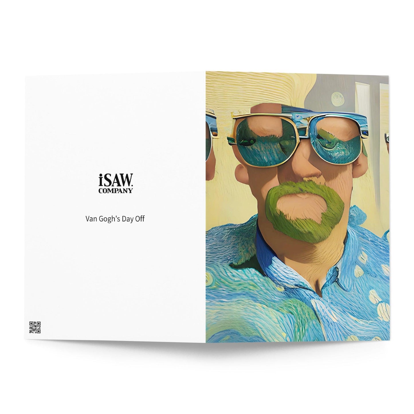 Van Gogh's Day Off - Note Card - iSAW Company