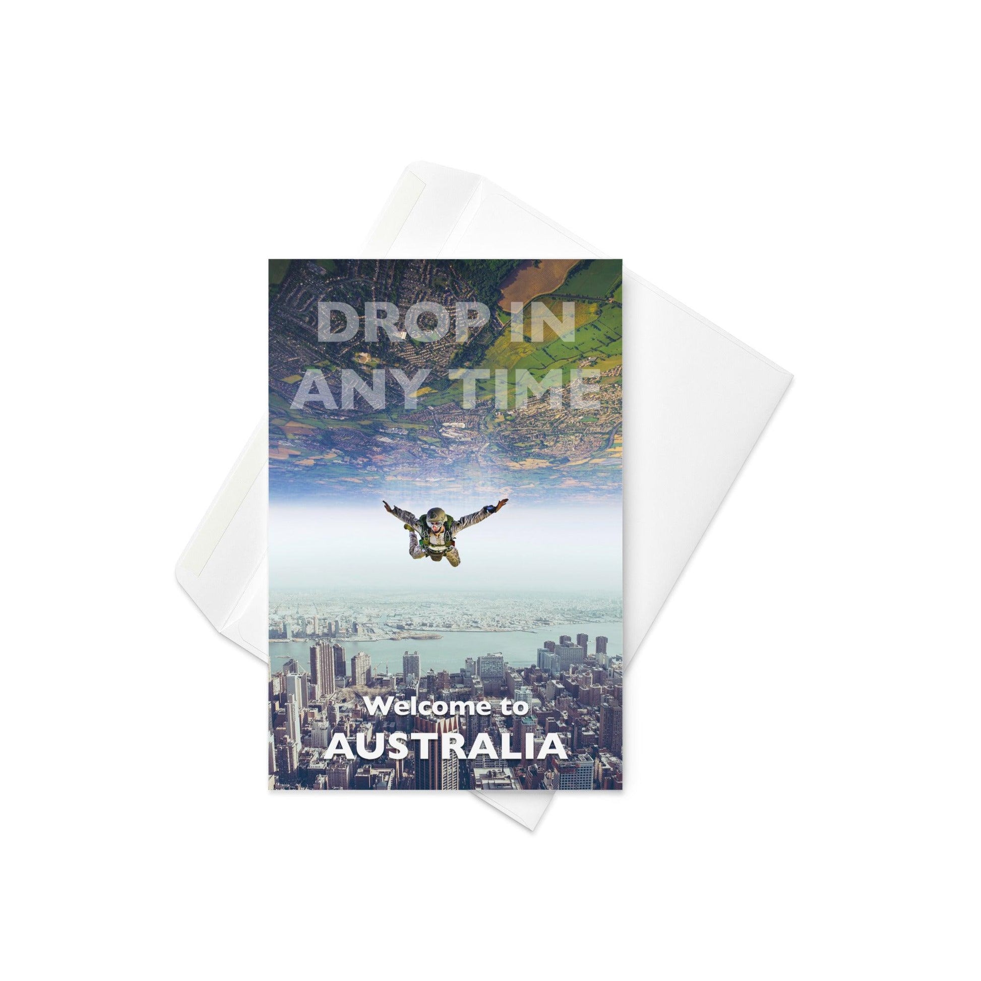 Welcome To Australia - Note Card - iSAW Company