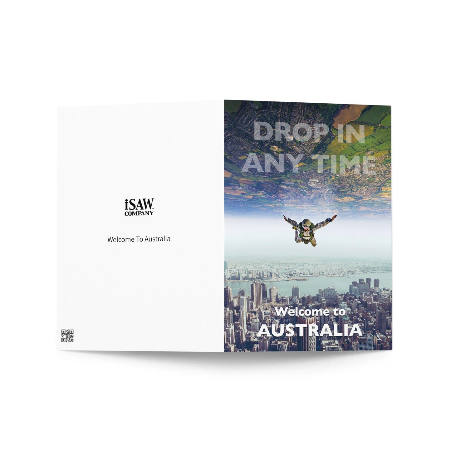 Welcome To Australia - Note Card - iSAW Company