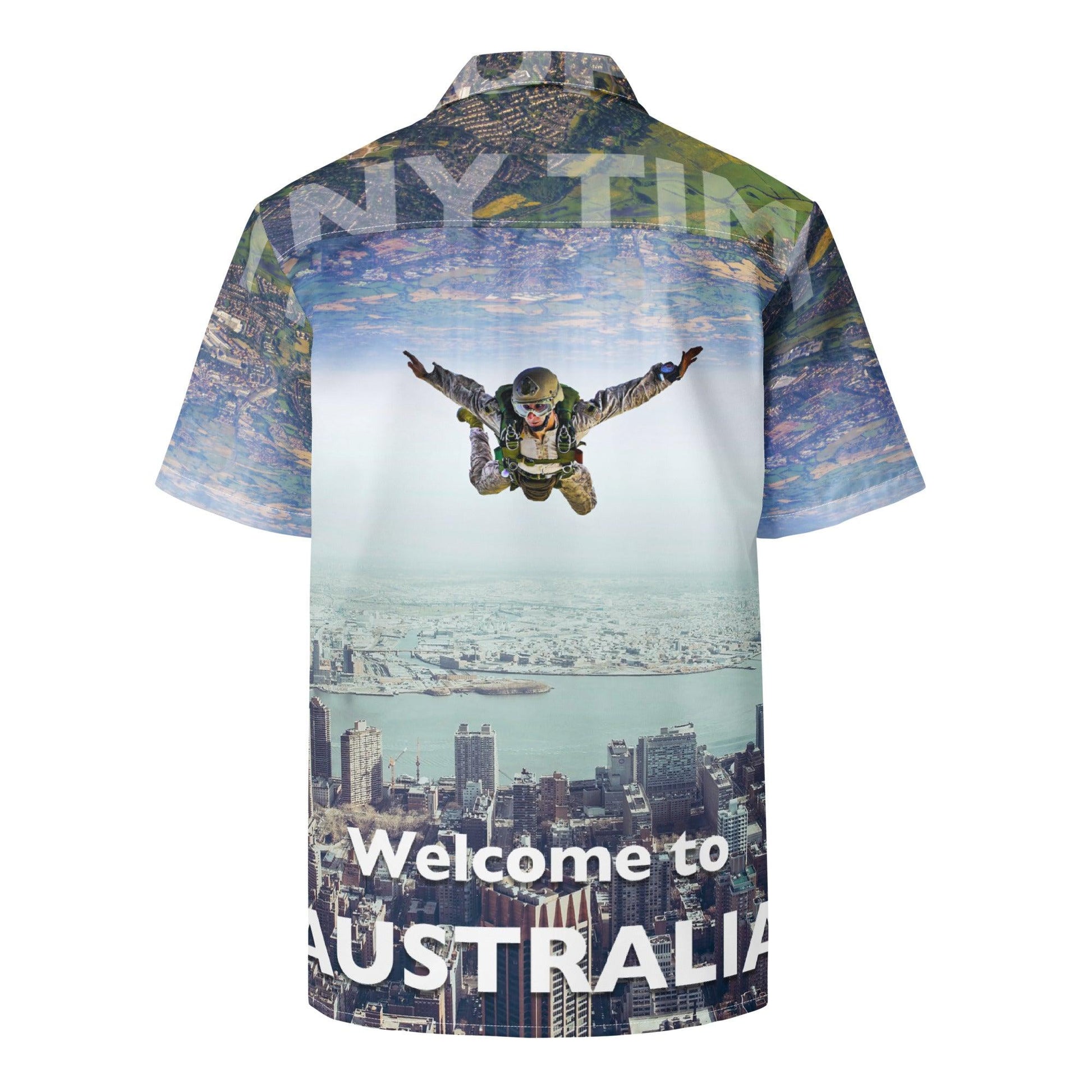 Welcome To Australia - Unisex Button Shirt - iSAW Company