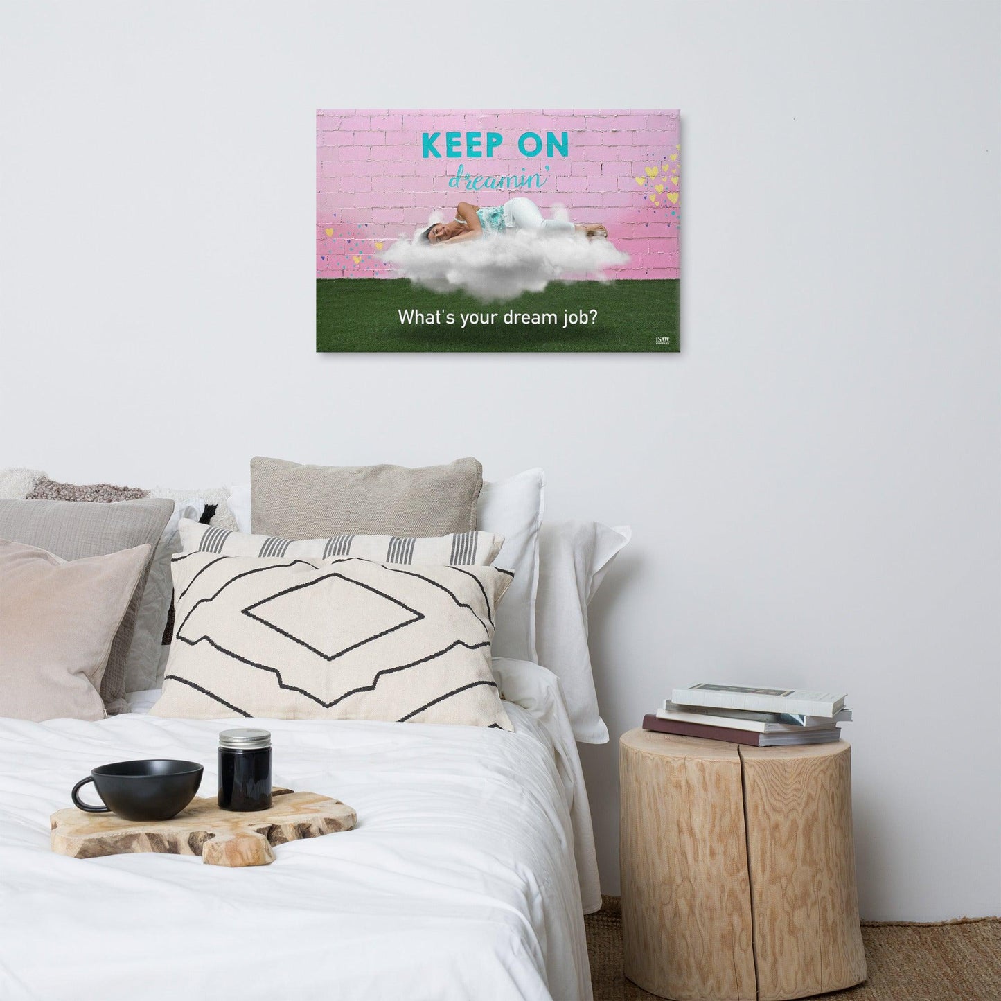 What's Your Dream Job - Canvas Print - iSAW Company