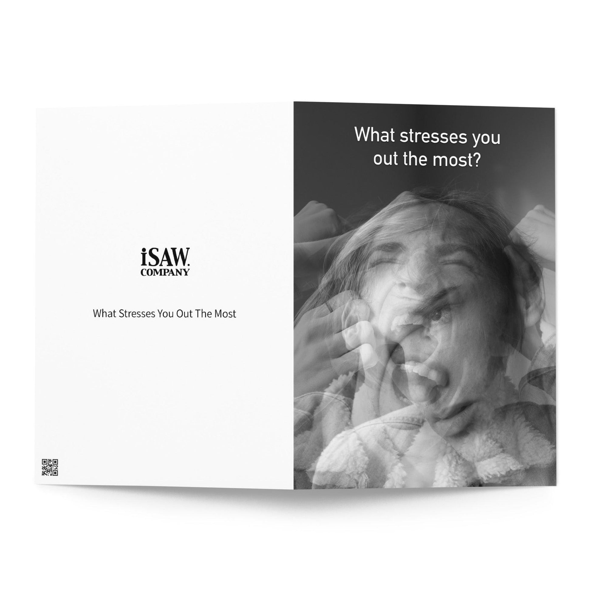 What Stresses You Out The Most - Note Card - iSAW Company