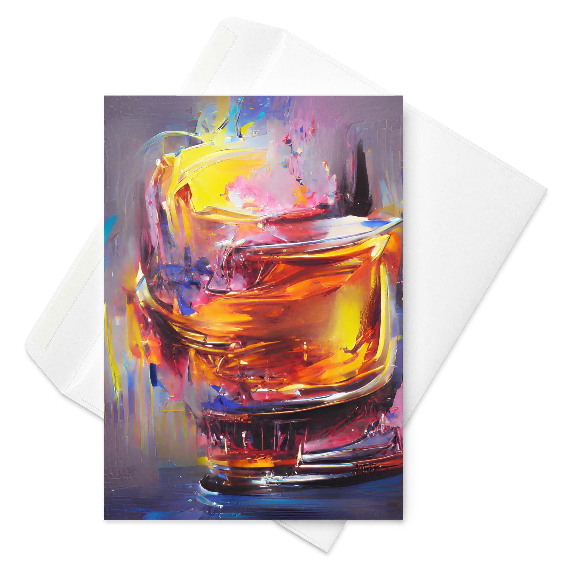 Whisky Splash - Note Card - iSAW Company