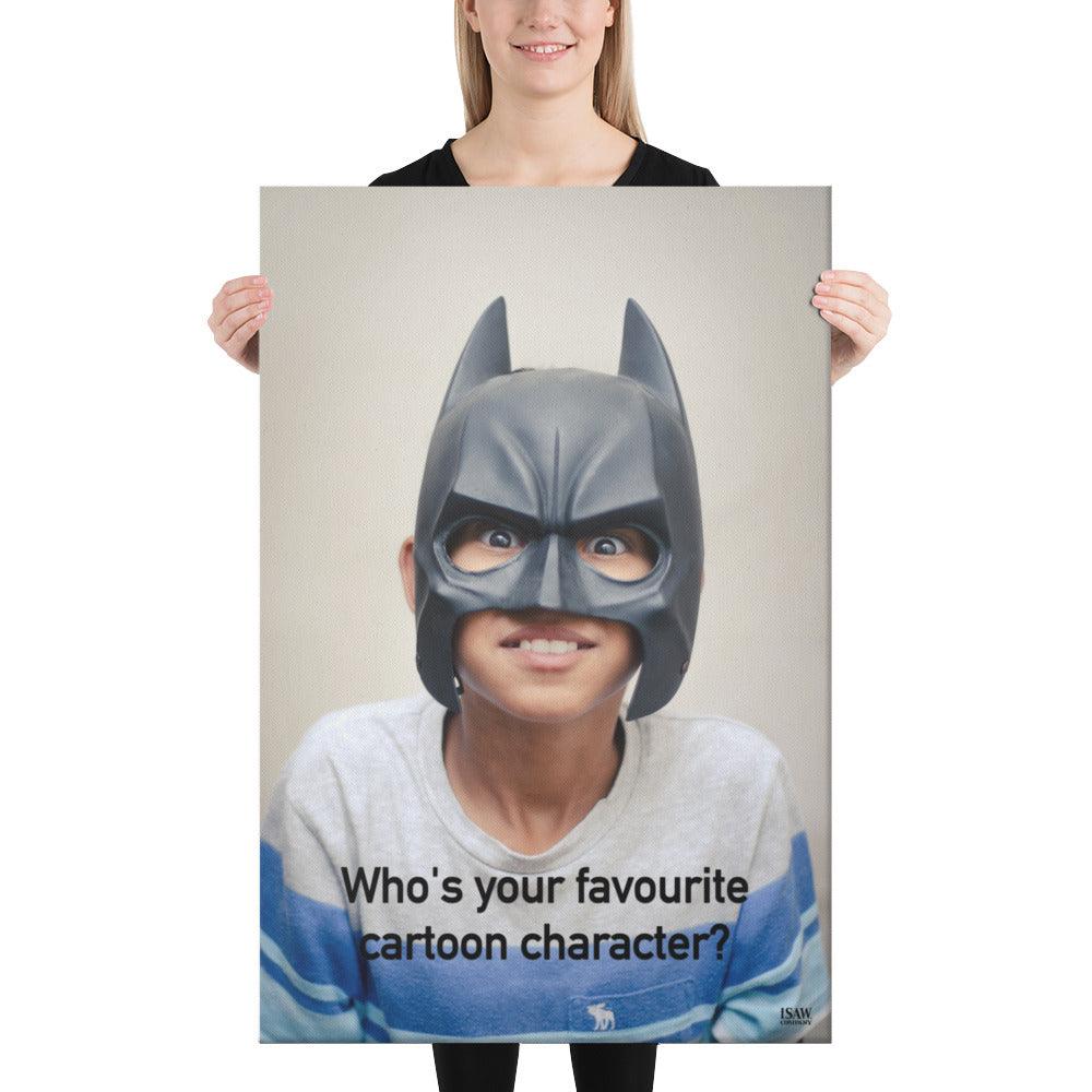 Who's Your Favourite Cartoon Character - Canvas Print - iSAW Company