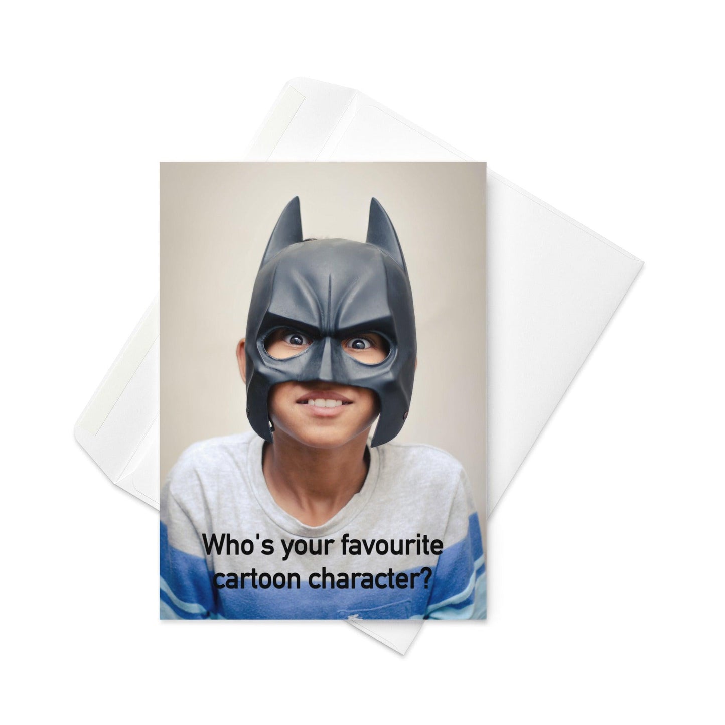 Who’s Your Favourite Cartoon Character - Note Card - iSAW Company