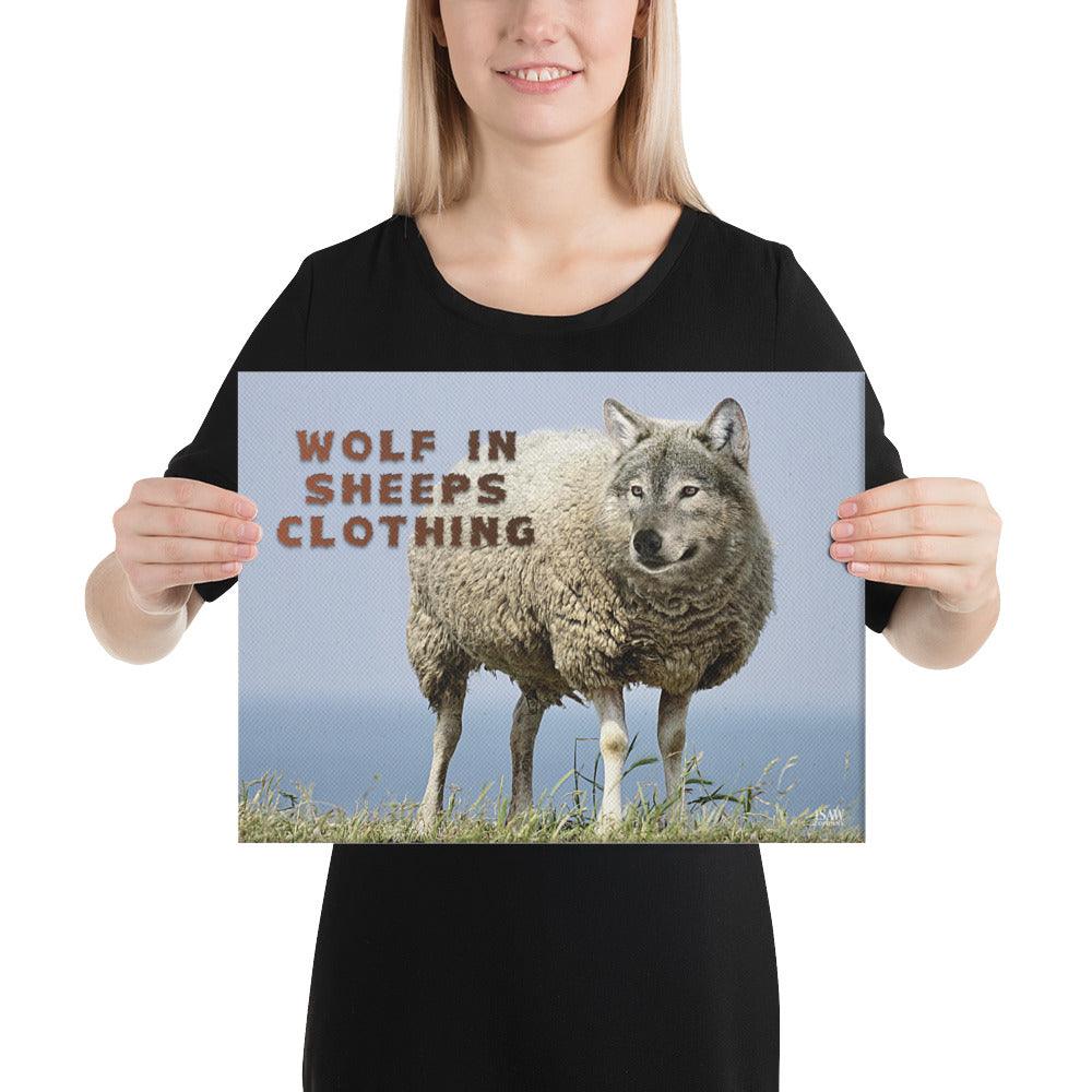 Wolf In Sheeps Clothing - Canvas Print - iSAW Company