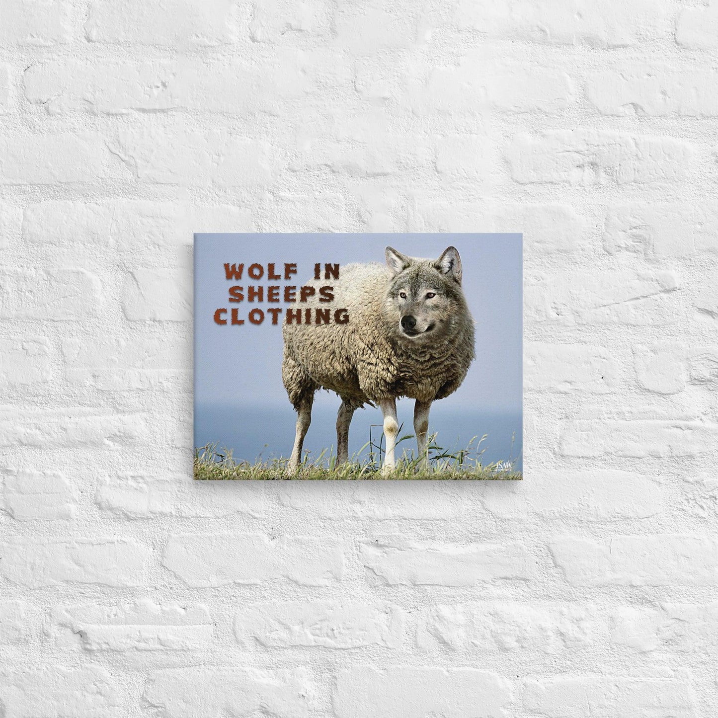 Wolf In Sheeps Clothing - Canvas Print - iSAW Company