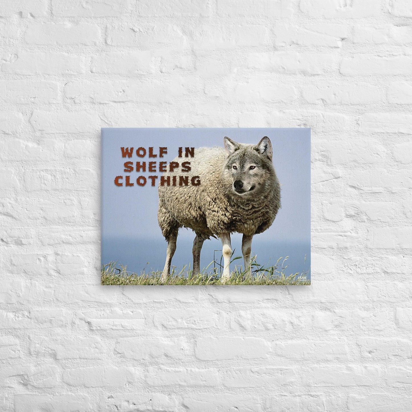 Wolf In Sheeps Clothing - Canvas Print - iSAW Company