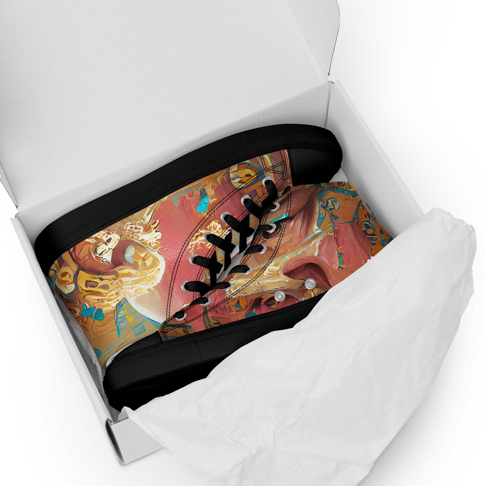 Huángdì - Womens High-Top Canvas Shoes - iSAW Company