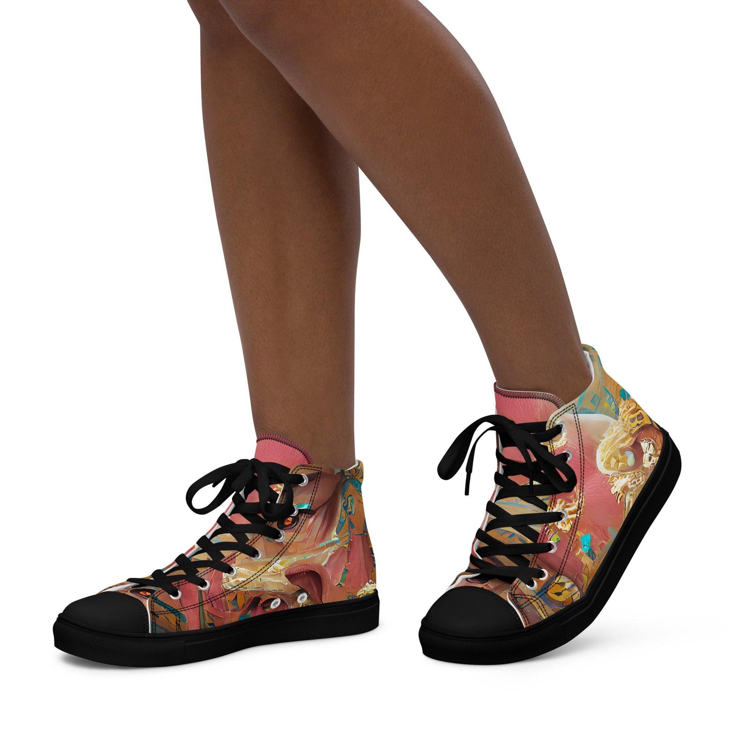 Huángdì - Womens High-Top Canvas Shoes - iSAW Company