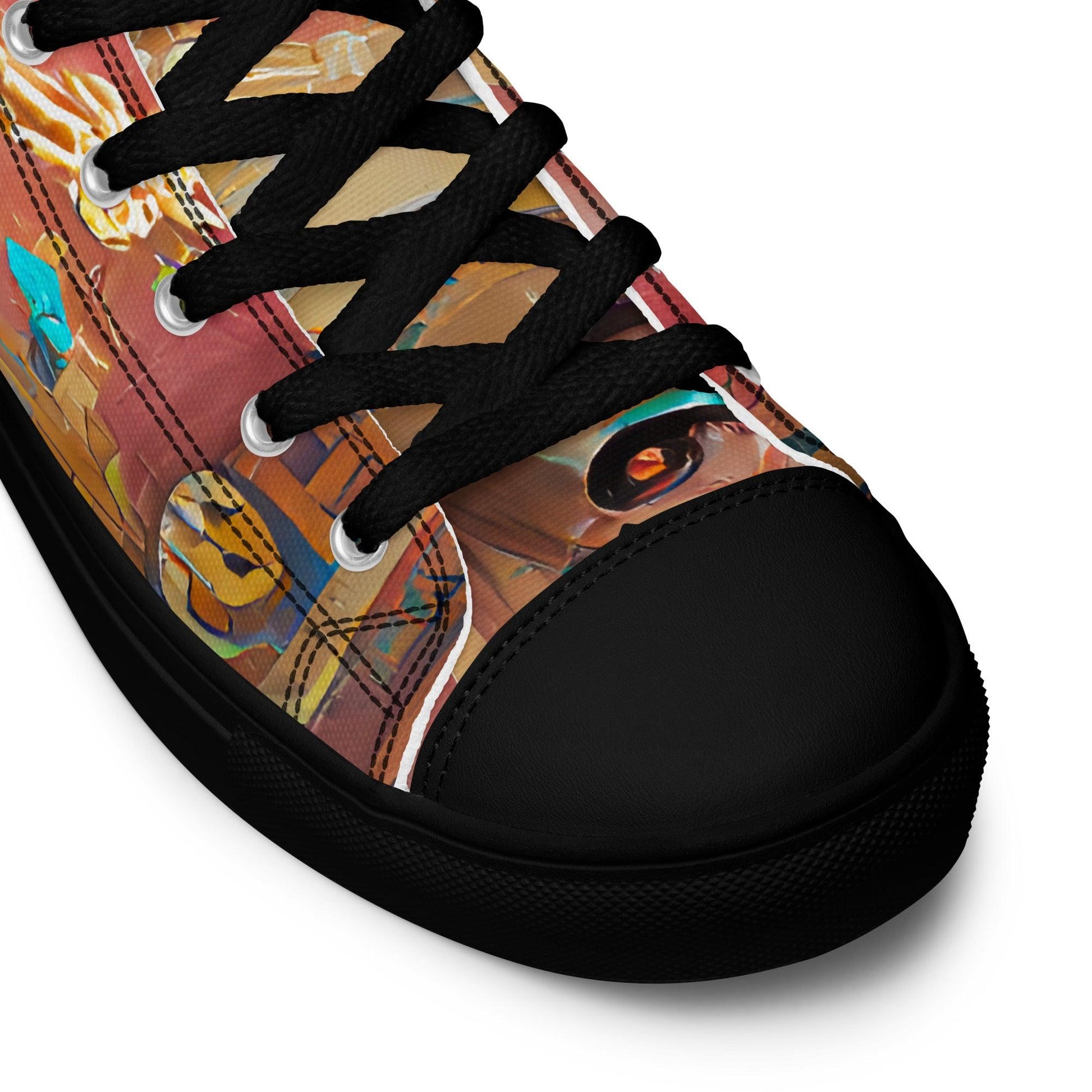 Huángdì - Womens High-Top Canvas Shoes - iSAW Company