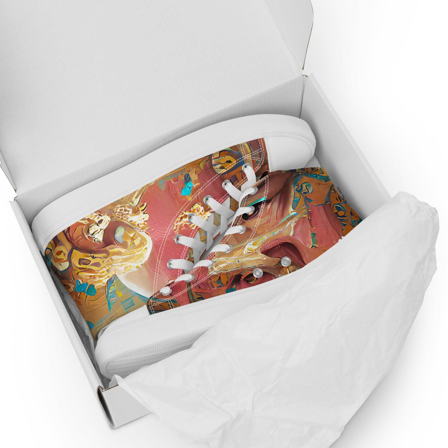 Huángdì - Womens High-Top Canvas Shoes - iSAW Company