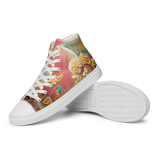 Huángdì - Womens High-Top Canvas Shoes - iSAW Company