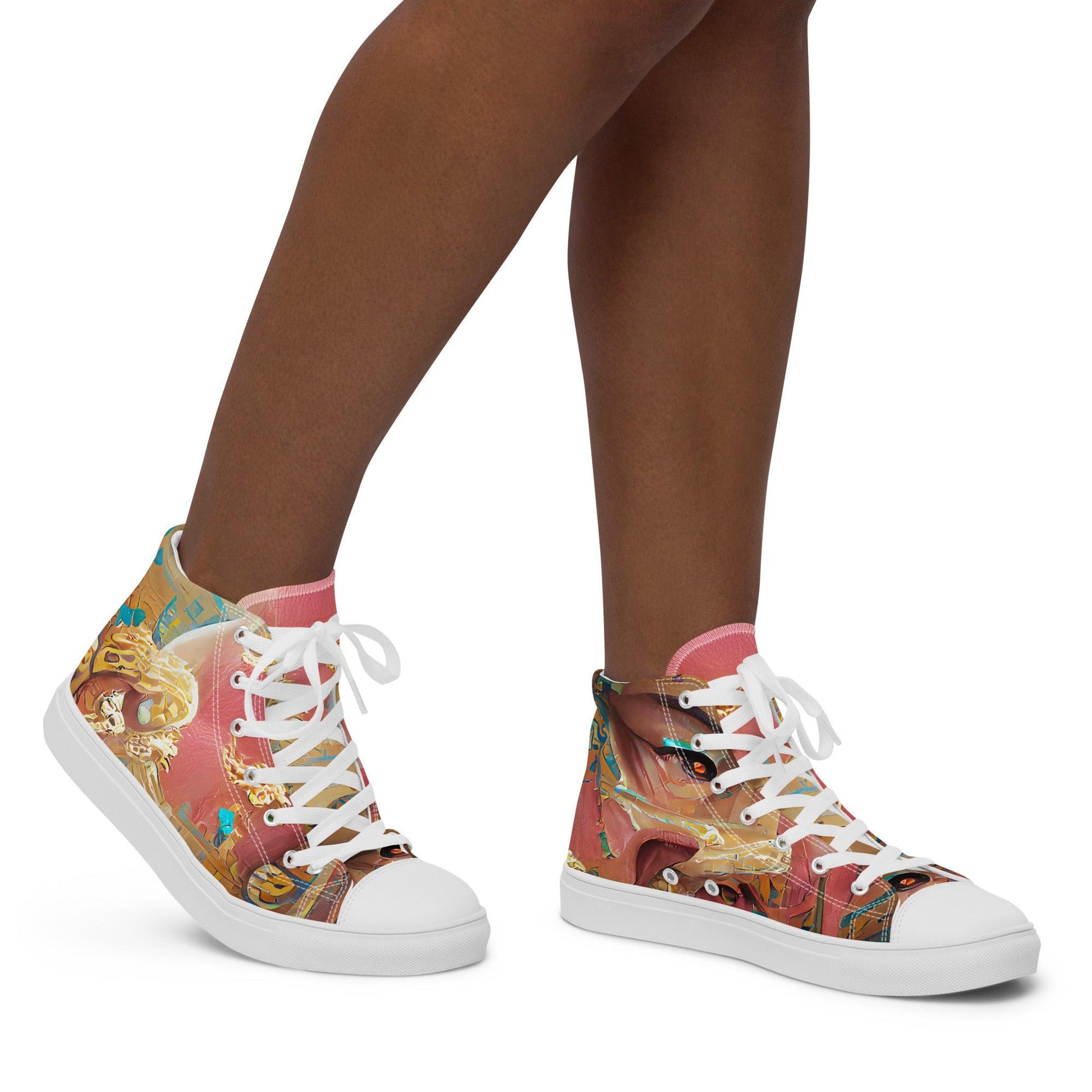 Huángdì - Womens High-Top Canvas Shoes - iSAW Company