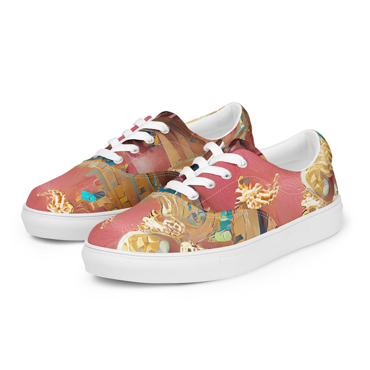 Huángdì - Womens Lace-Up Canvas Shoes - iSAW Company