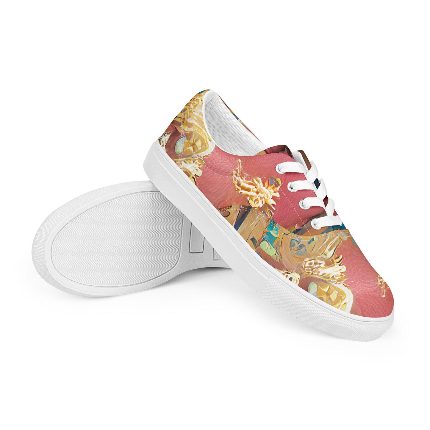 Huángdì - Womens Lace-Up Canvas Shoes - iSAW Company