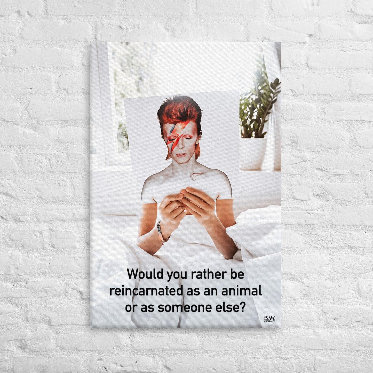 Would You Rather Be Reincarnated As An Animal or As Someone Else - Canvas Print - iSAW Company