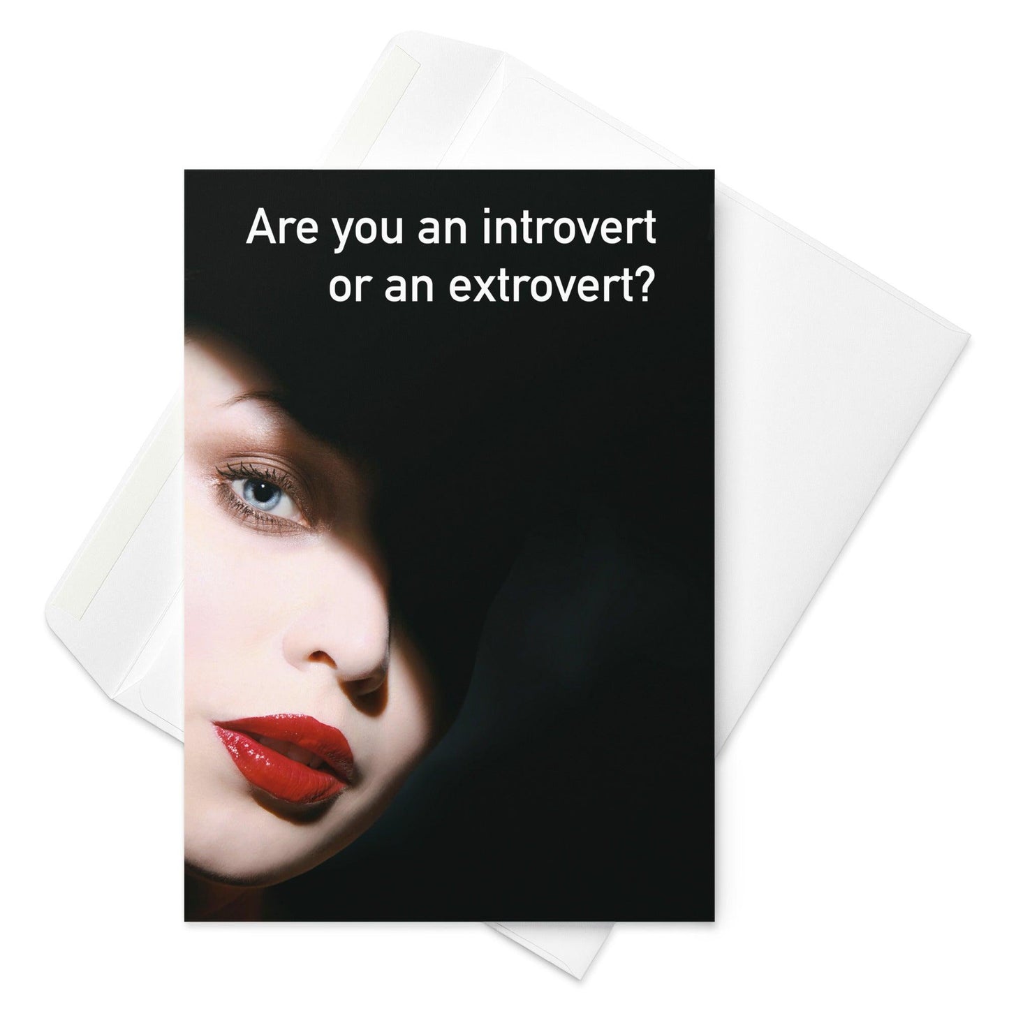Are You An Introvert or an Extrovert - Note Card - iSAW Company