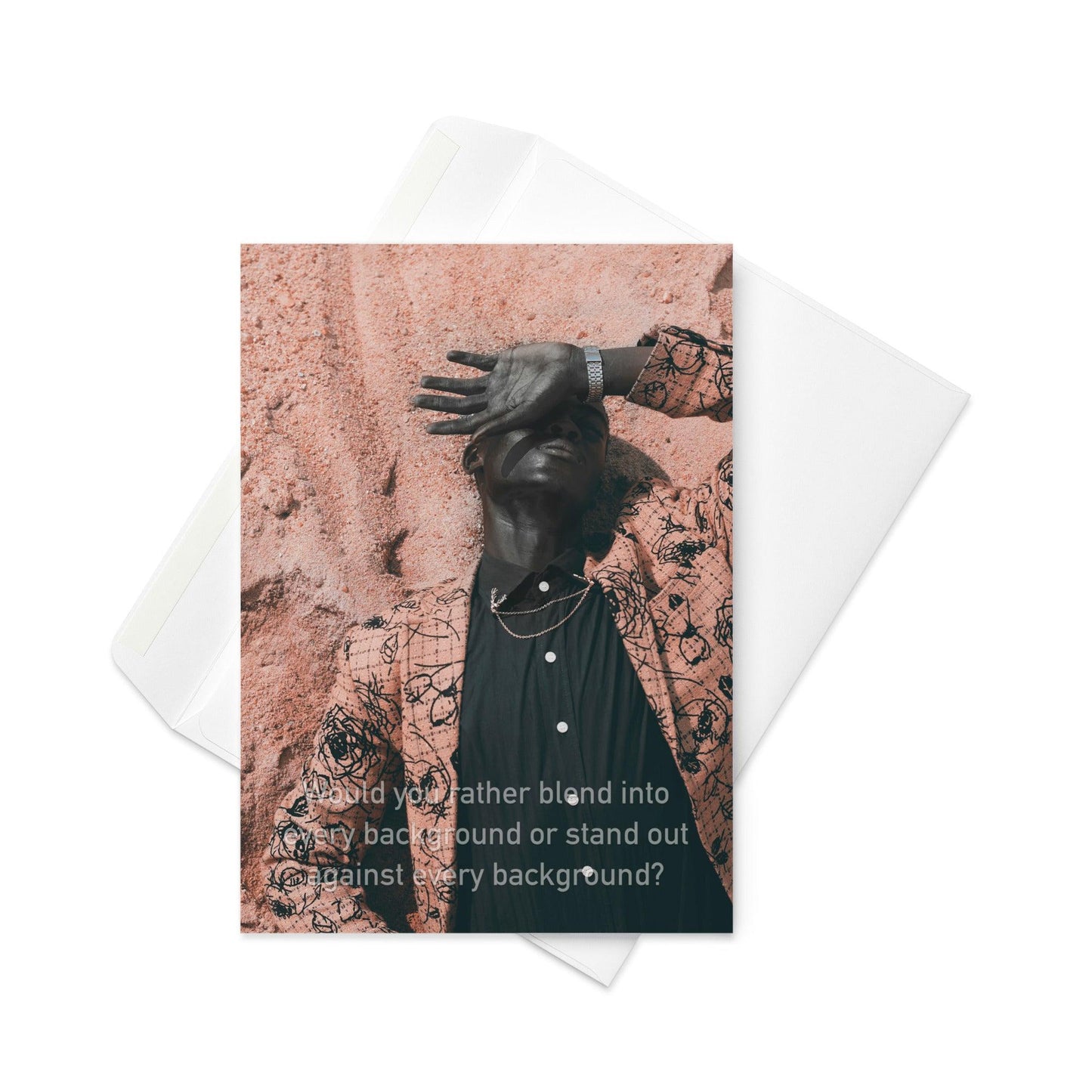 Blend In or Stand Out - Note Card - iSAW Company