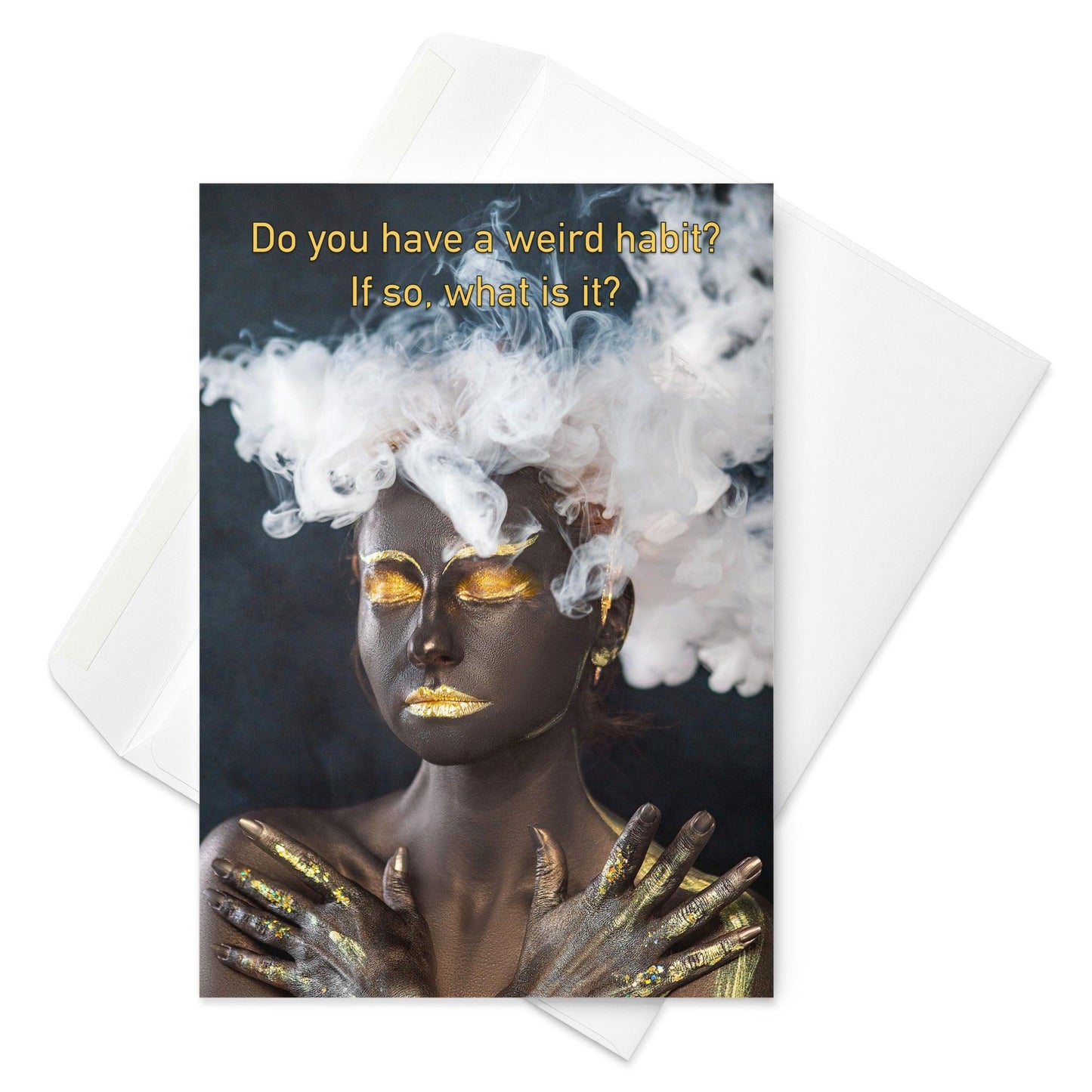 Do You Have A Weird Habit - Note Card - iSAW Company