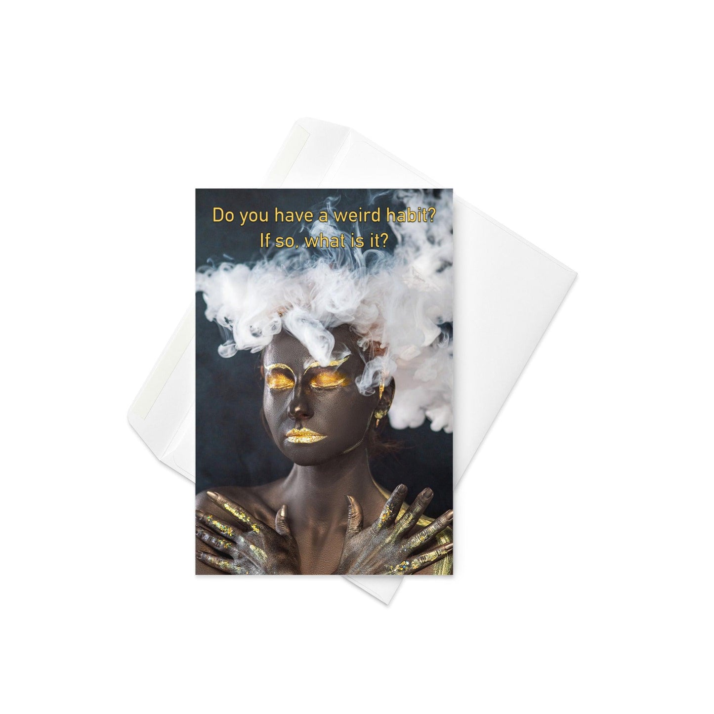 Do You Have A Weird Habit - Note Card - iSAW Company