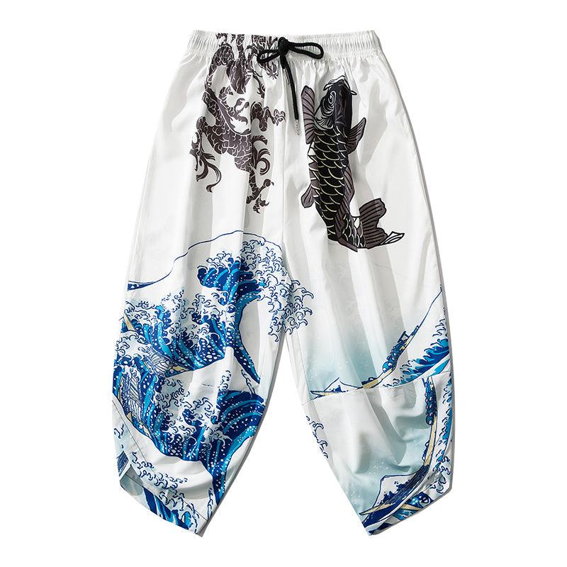 Great Waves Japanese Pants - iSAW Company