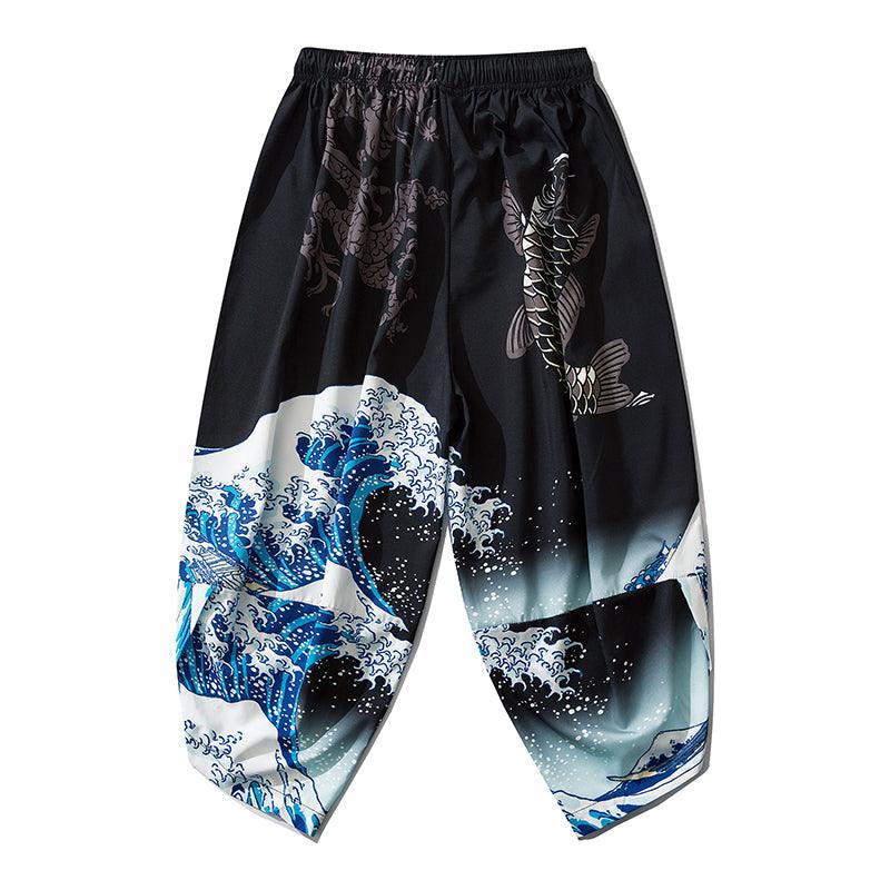 Great Waves Japanese Pants - iSAW Company