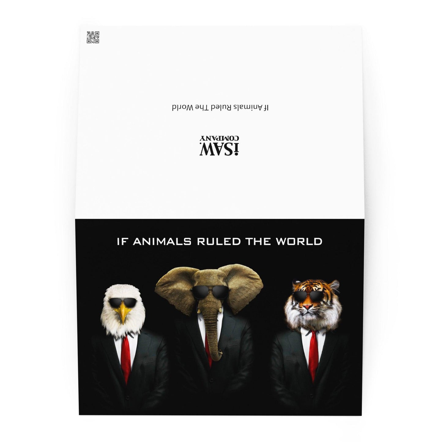 If Animals Ruled The World - Note Card - iSAW Company