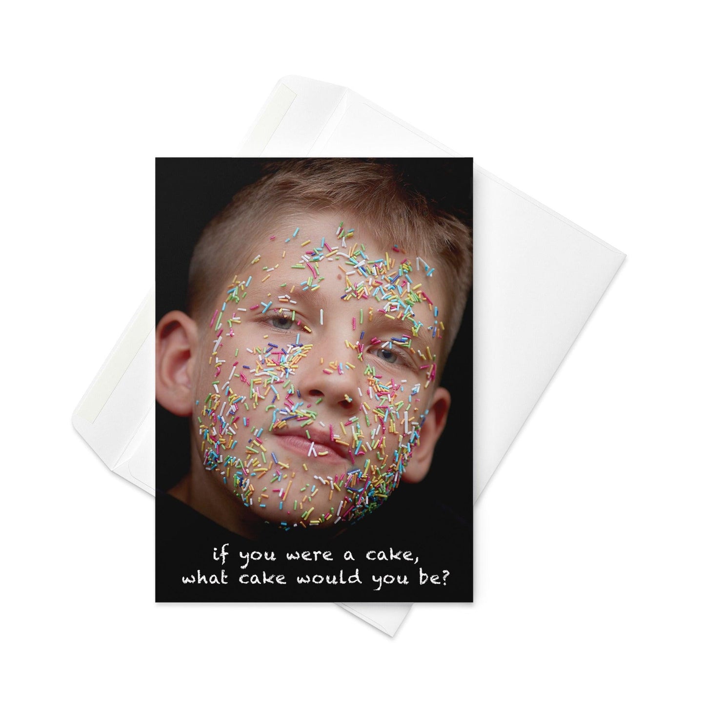 If You Were A Cake What Cake Would You Be - Note Card - iSAW Company