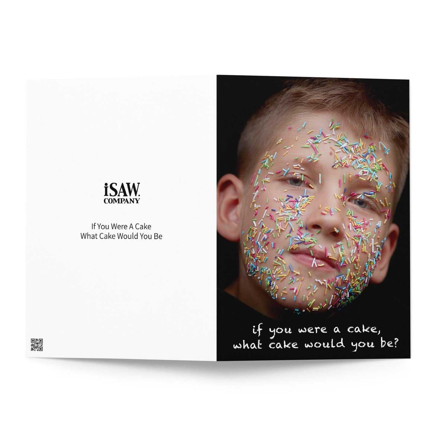 If You Were A Cake What Cake Would You Be - Note Card - iSAW Company