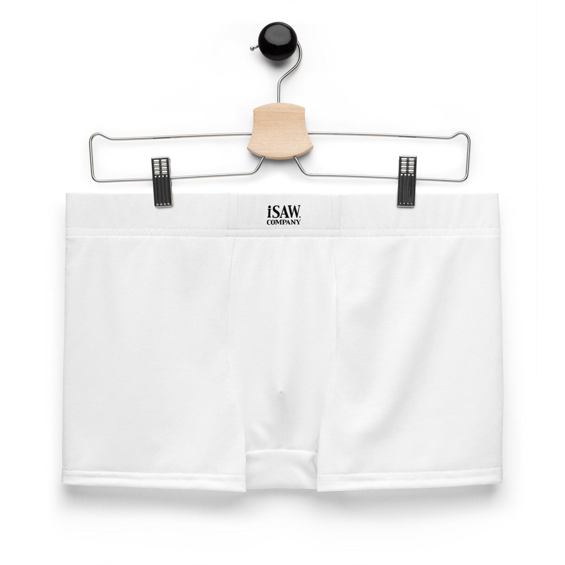 iSAW Mens White Boxer Briefs - iSAW Company