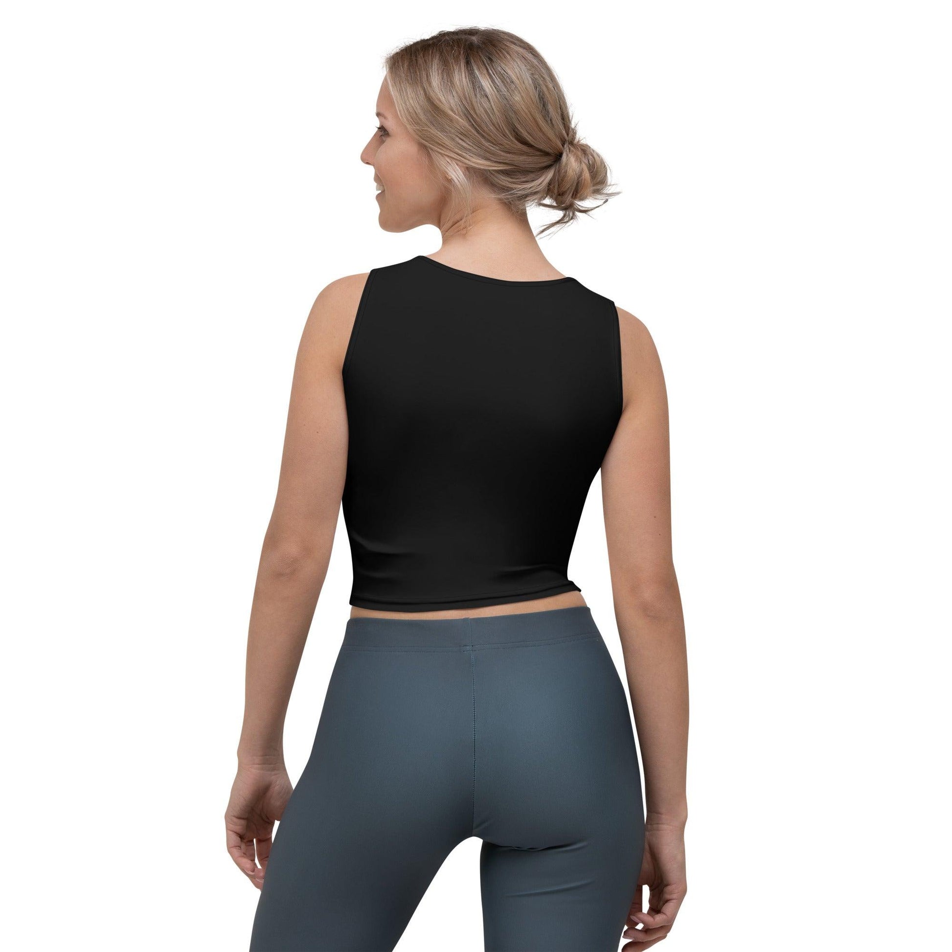 iSAW Womens Black Crop Top - iSAW Company