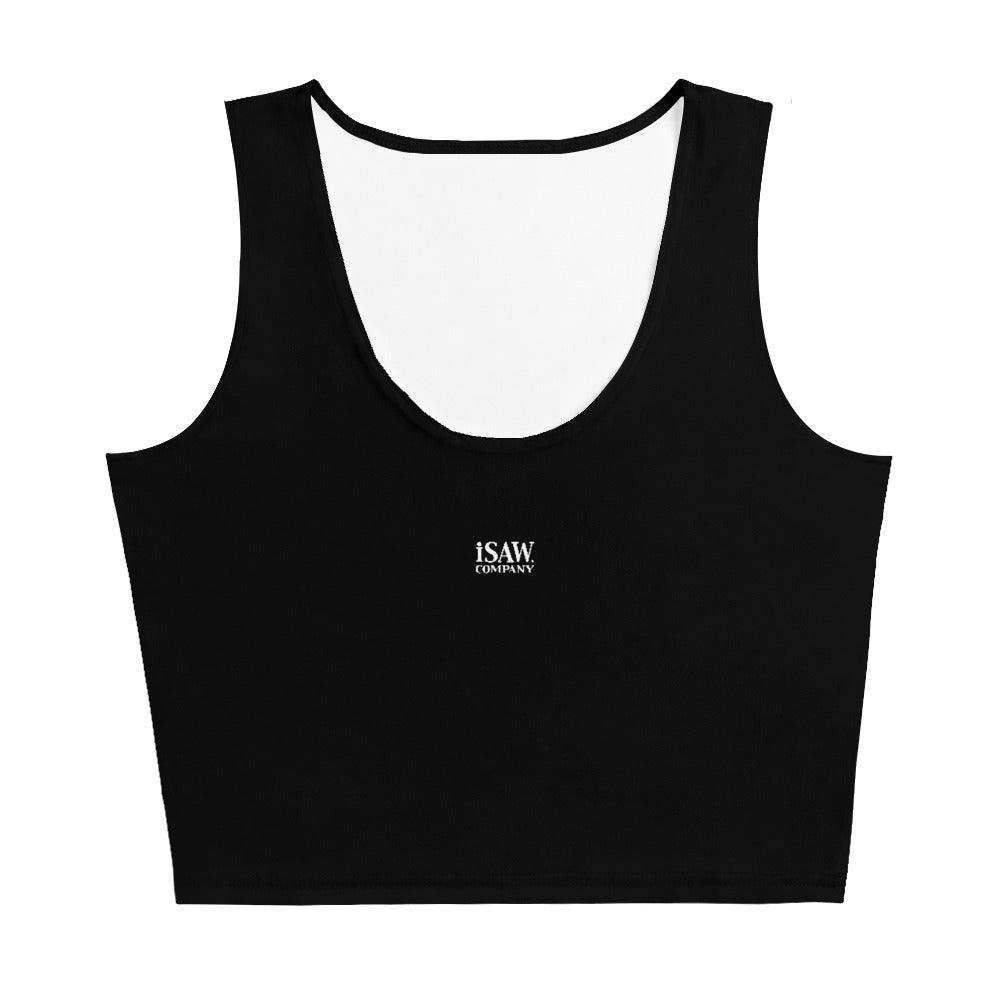 iSAW Womens Black Crop Top - iSAW Company