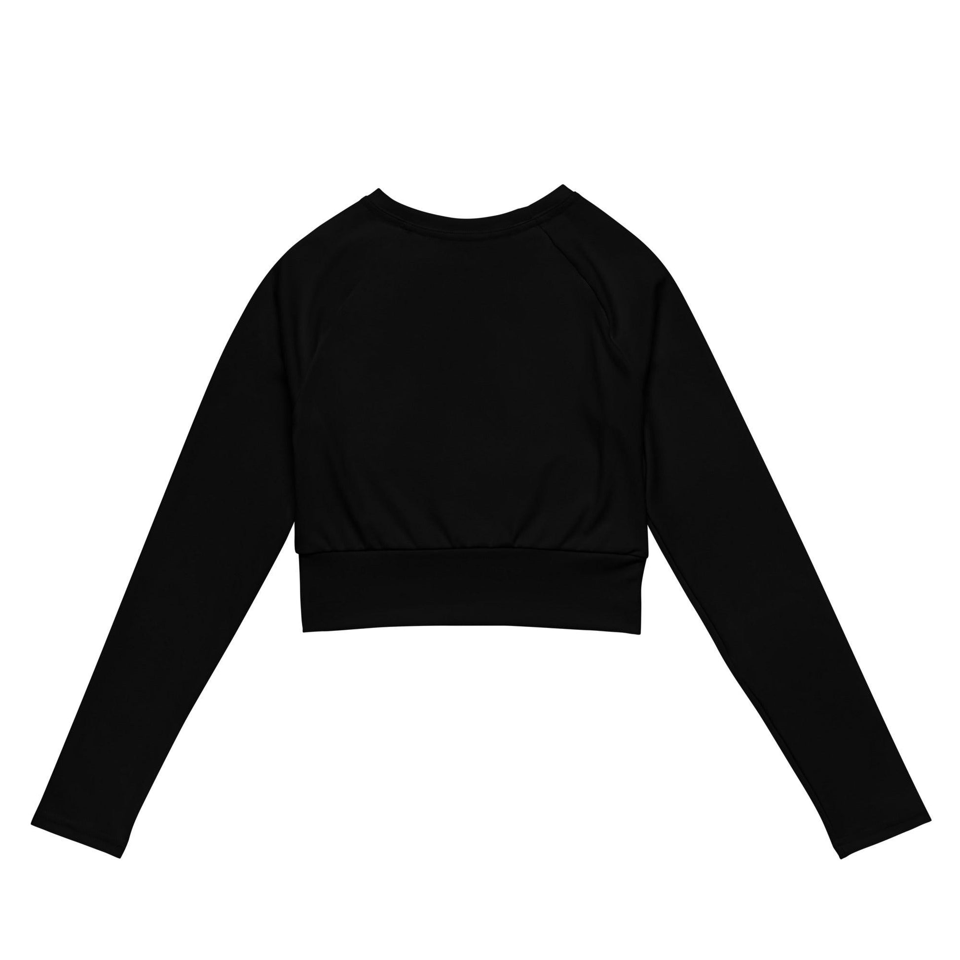 iSAW Womens Black Cropped Rash Guard - iSAW Company