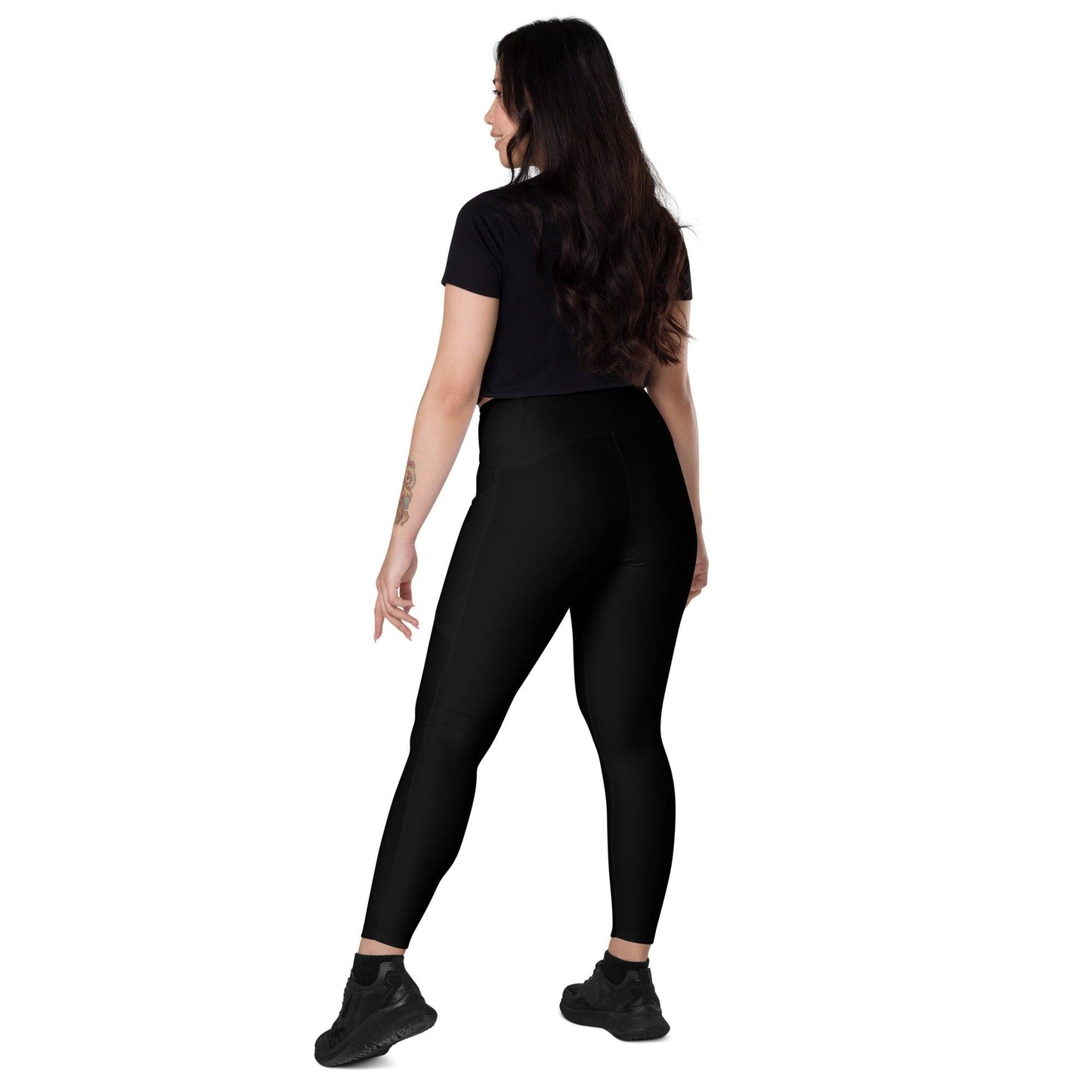 iSAW Womens Black Leggings with Pockets - iSAW Company