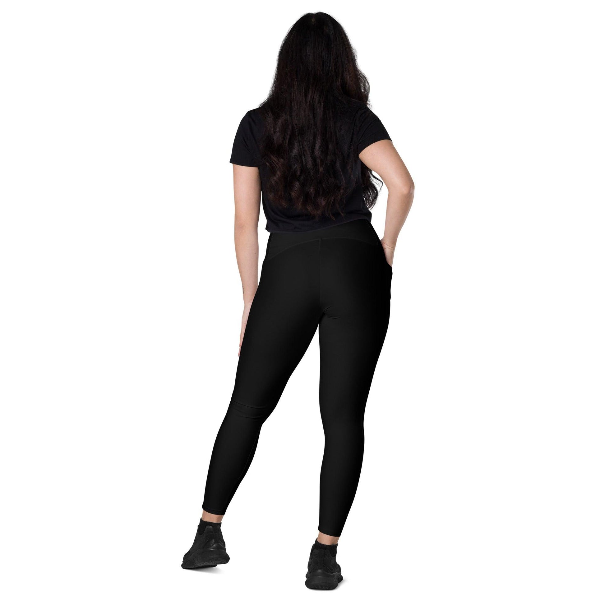 iSAW Womens Black Leggings with Pockets - iSAW Company