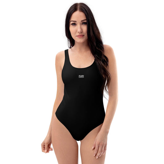 iSAW Womens Black One-Piece Swimsuit - iSAW Company