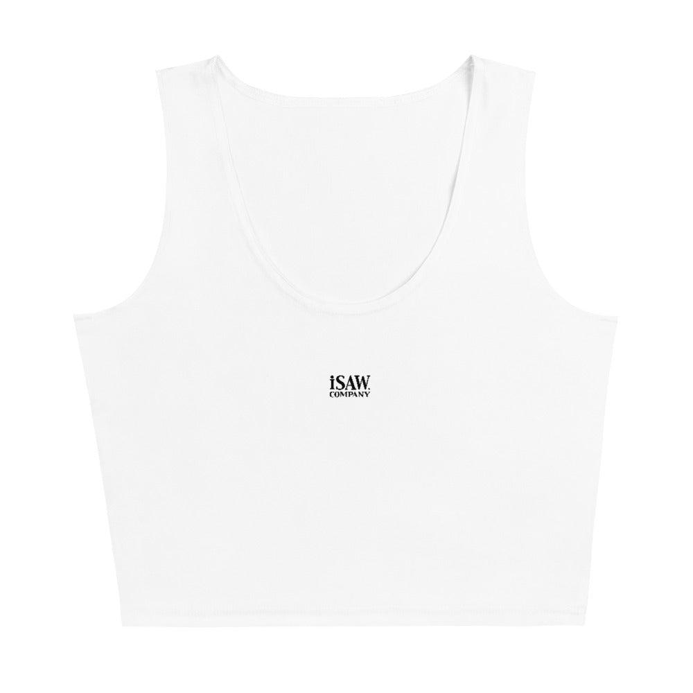 iSAW Womens White Crop Top - iSAW Company