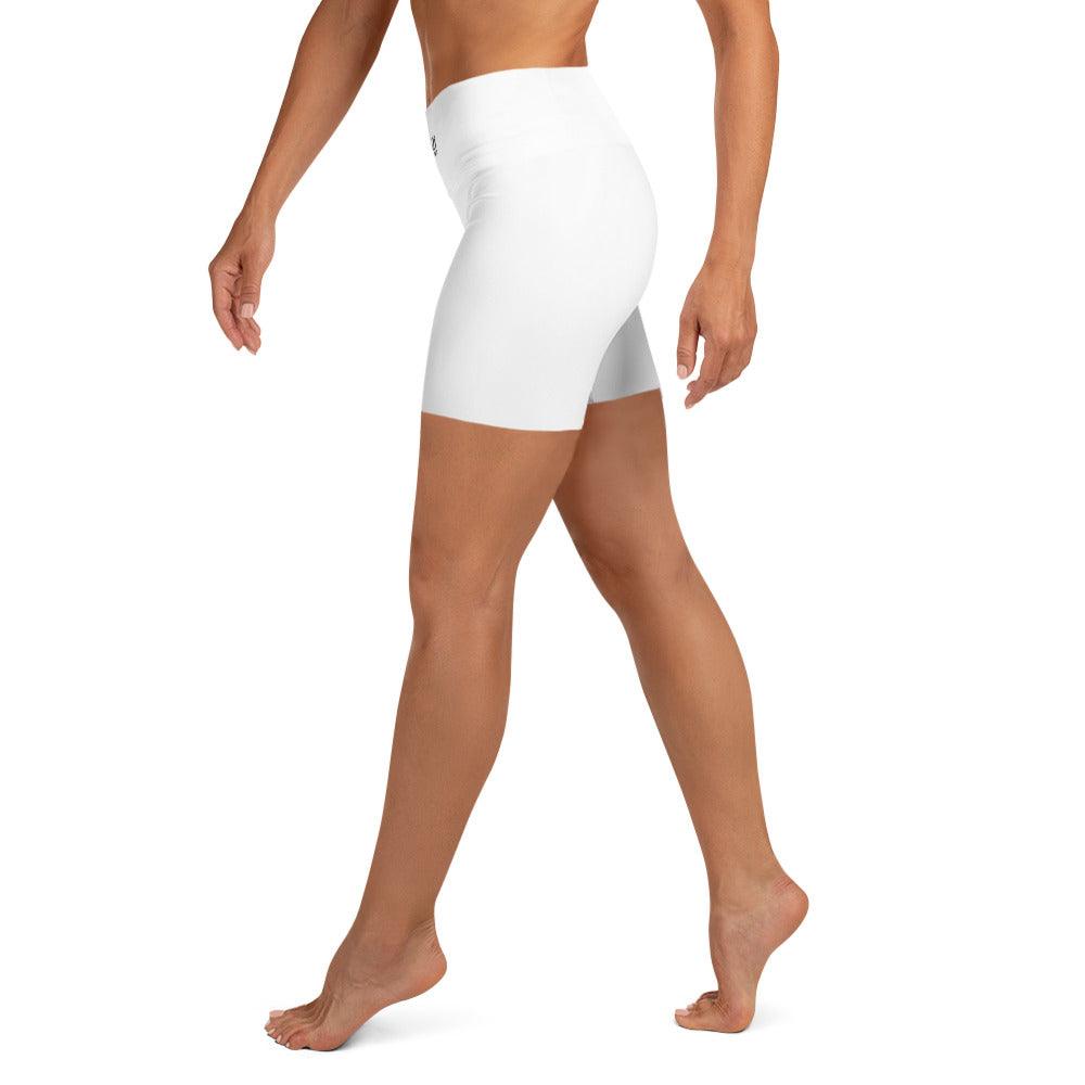 iSAW Womens White Fitted Shorts - iSAW Company