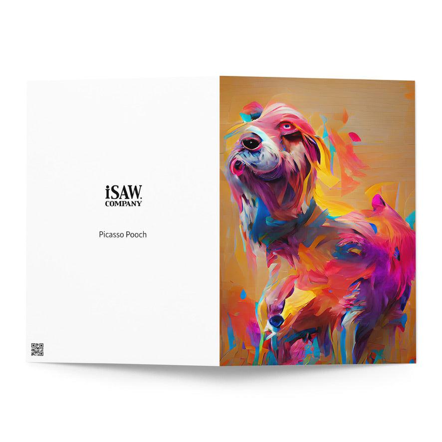 Picasso Pooch - Note Card - iSAW Company