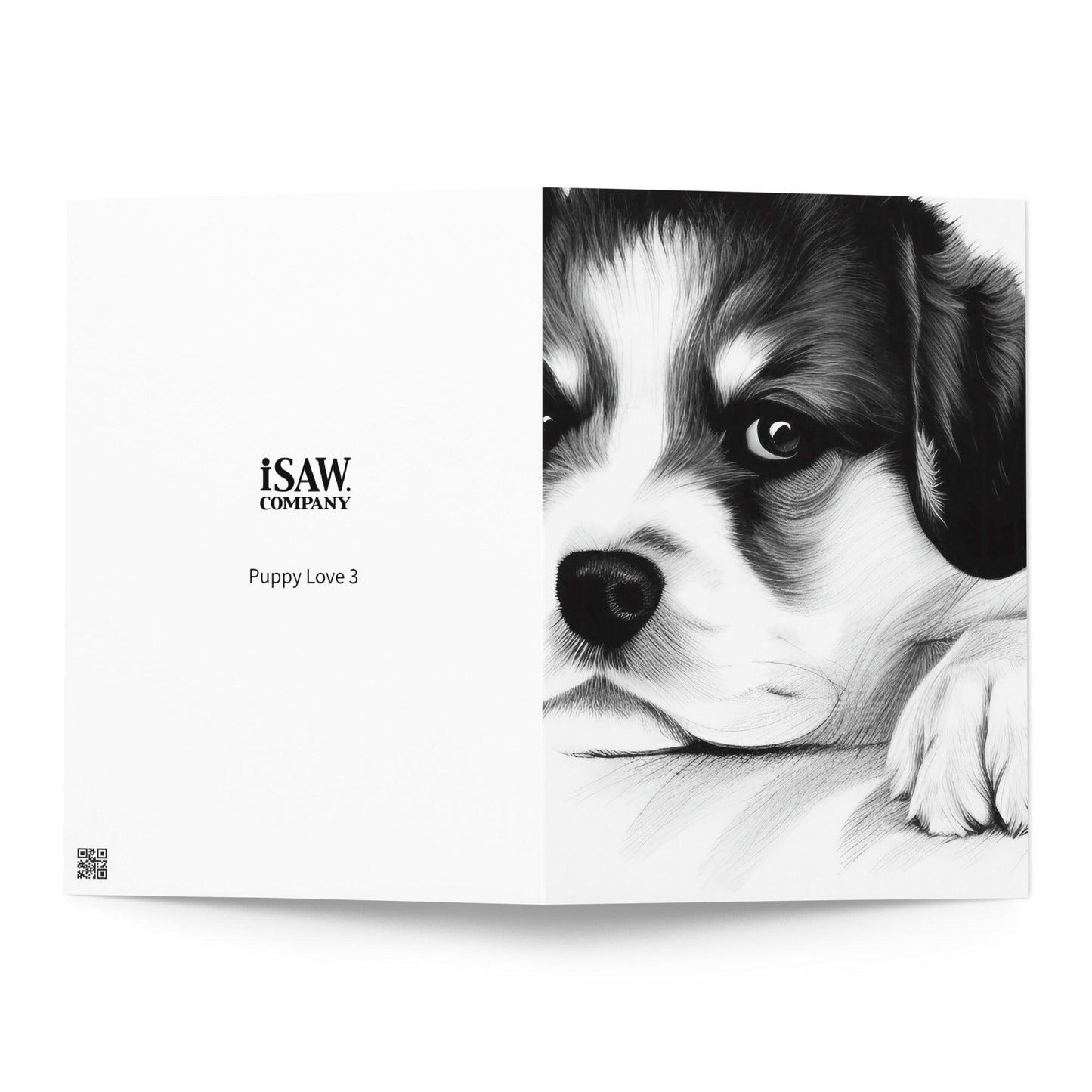 Puppy Love 3 - Note Card - iSAW Company