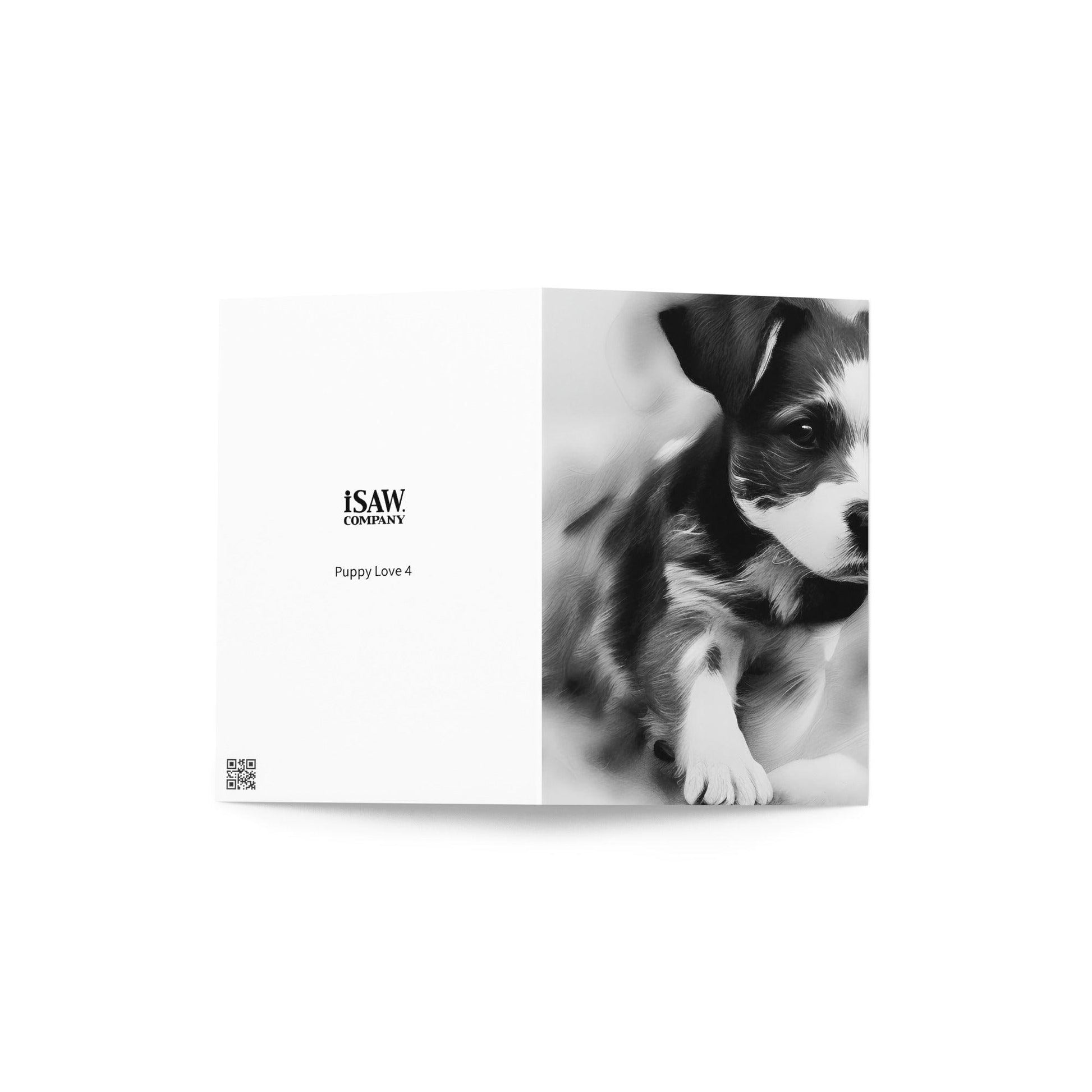 Puppy Love 4 - Note Card - iSAW Company