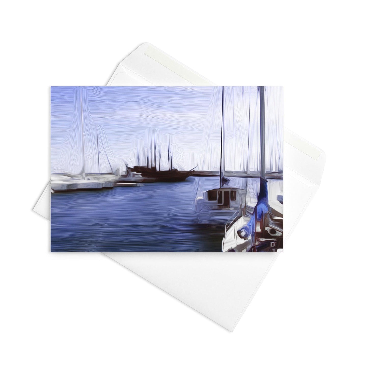 The Sleeping Yachts (at Afternoon) - Note Card - iSAW Company