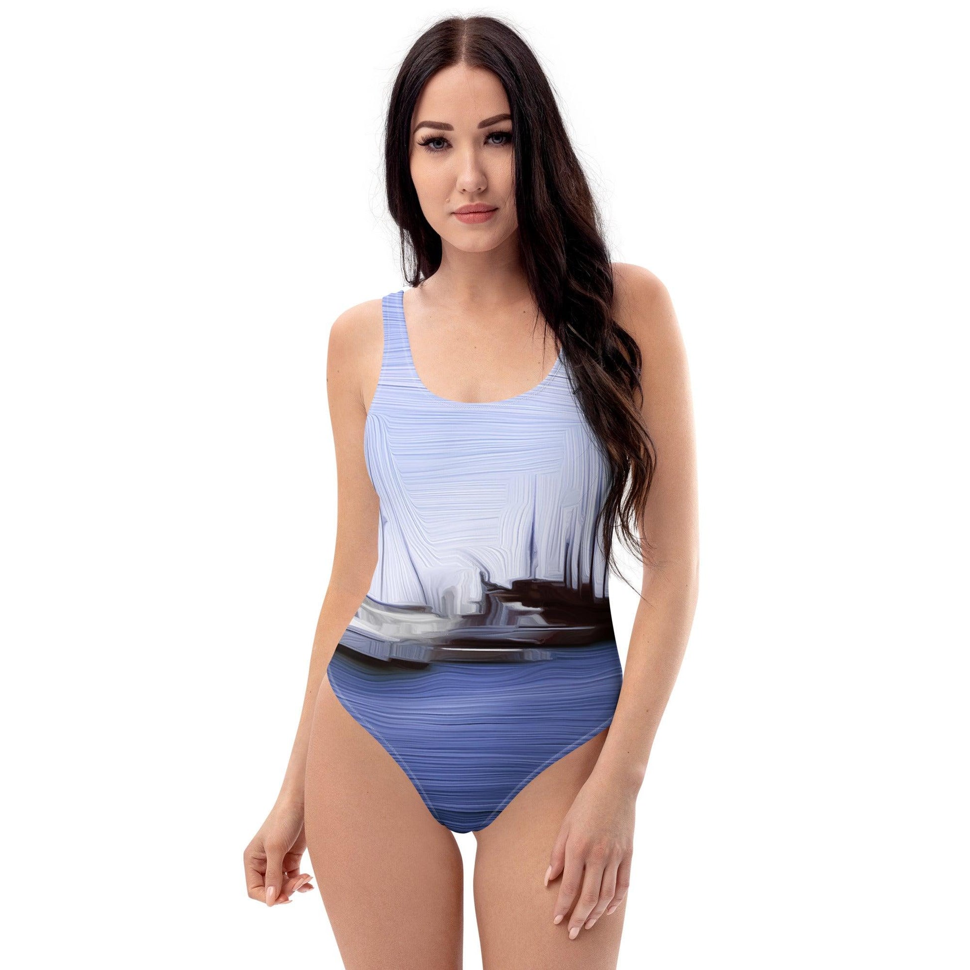 The Sleeping Yachts (at Afternoon) - Womens One-Piece Swimsuit - iSAW Company