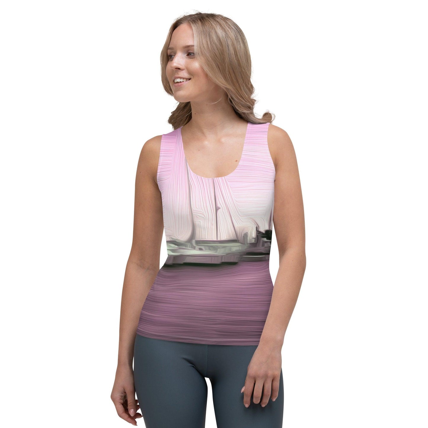 The Sleeping Yachts (at Evening) - Womens Tank Top - iSAW Company