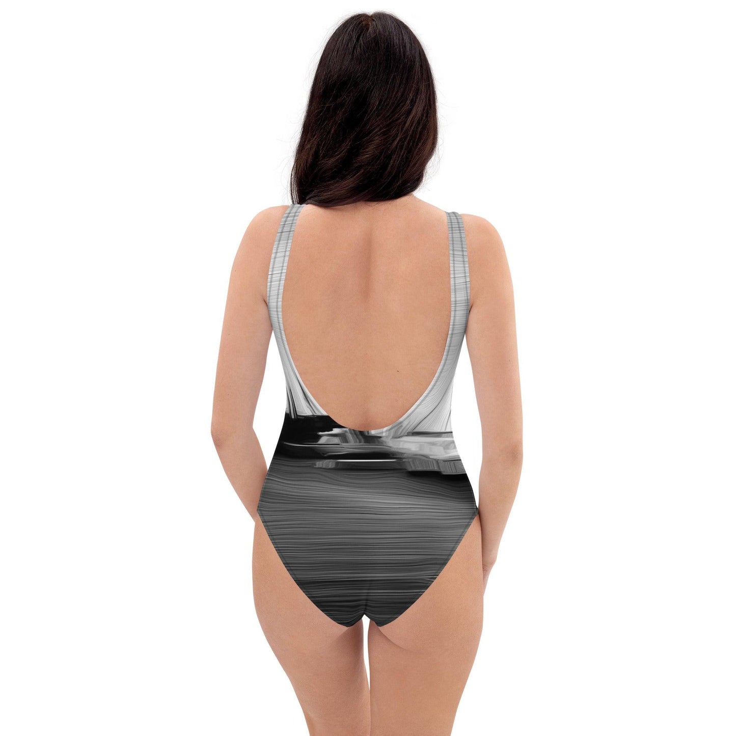 The Sleeping Yachts (at Night) - Womens One-Piece Swimsuit - iSAW Company