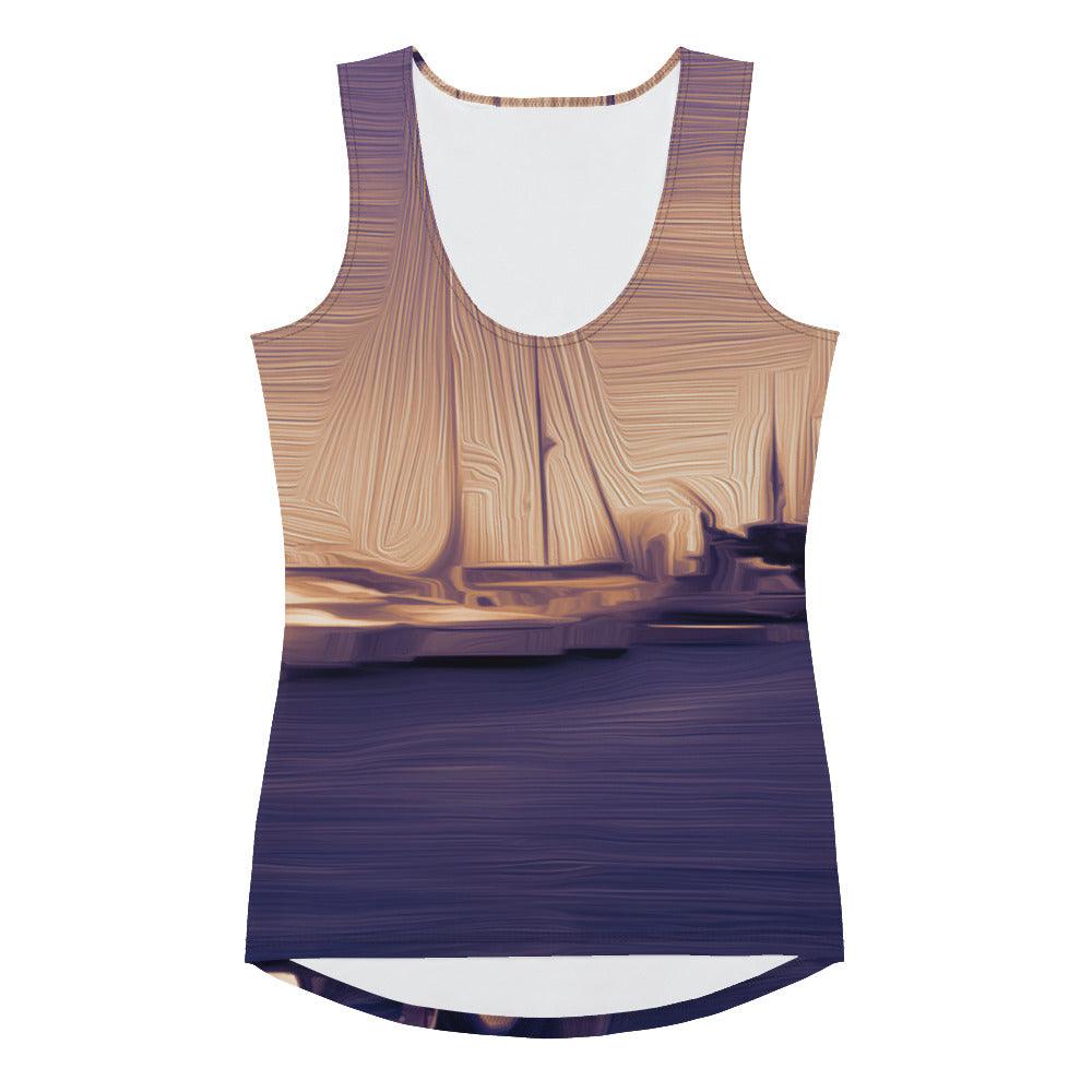 The Sleeping Yachts (at Sunset) - Womens Tank Top - iSAW Company