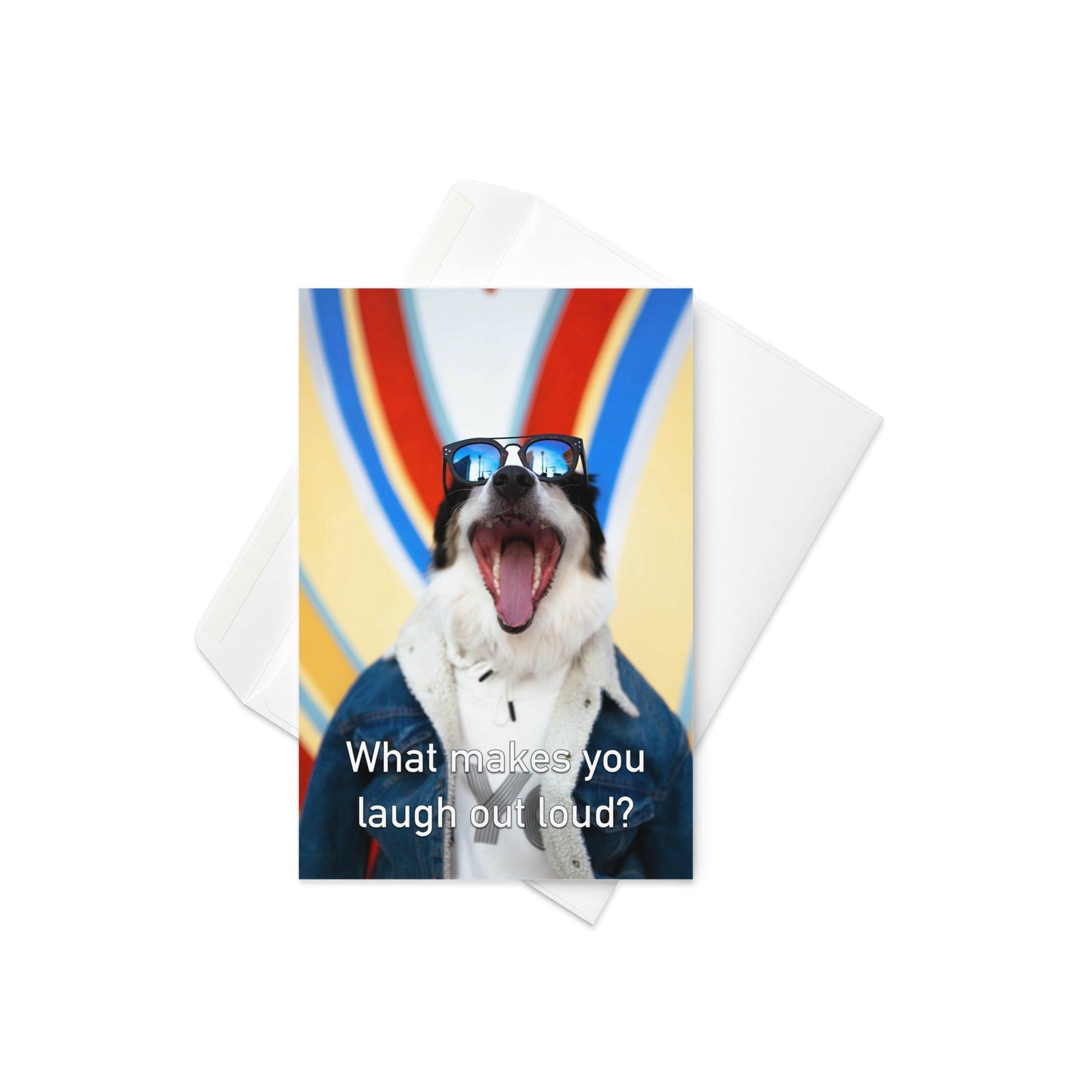 What Makes You Laugh Out Loud - Note Card - iSAW Company